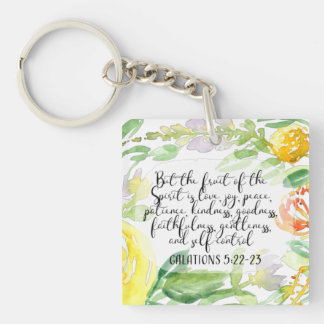 Fruit of the spirit | Christian Art Key Ring