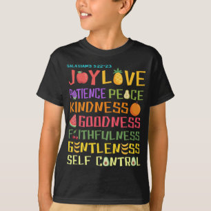 Fruit Of The Spirit Christian Bible Verse T-Shirt