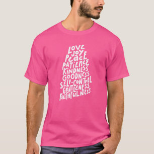 Fruit Of The Spirit Christian Faith Quote Bible V T-Shirt