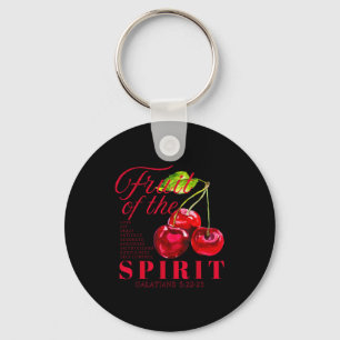 Fruit Of The Spirit Christian Religious Bible Vers Key Ring