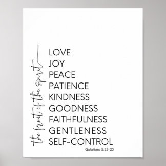 Fruit of the Spirit Christian Wall Decor