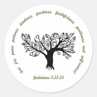 Fruit of the Spirit Classic Round Sticker