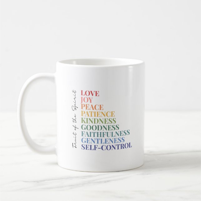 Fruit of the Spirit Coffee Mug (Left)