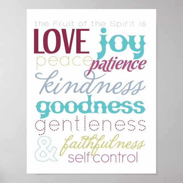 Fruit of the Spirit "cranberries" Poster (Front)