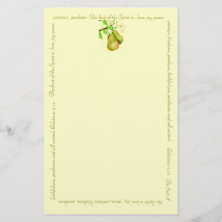 Fruit of The Spirit Cream Stationary Stationery