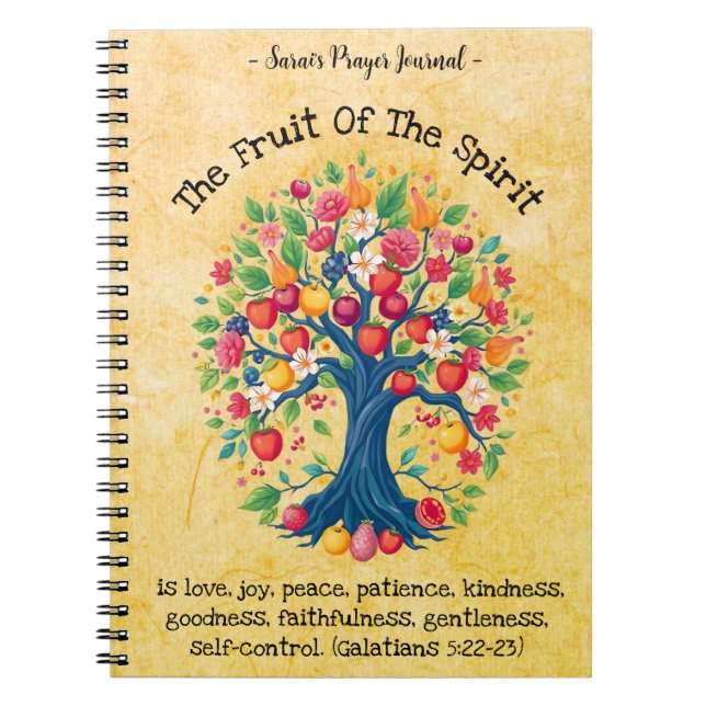  Fruit of the Spirit - Custom Prayer Journal (Front)