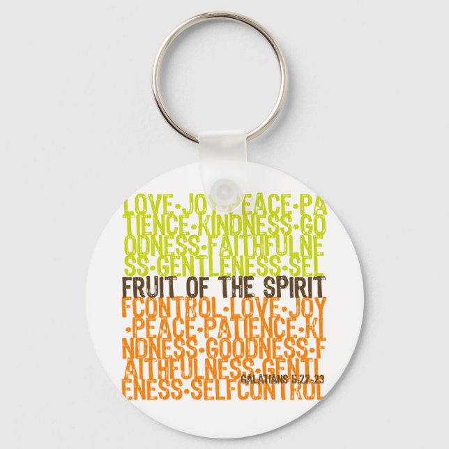 Fruit of the Spirit Key Ring (Front)