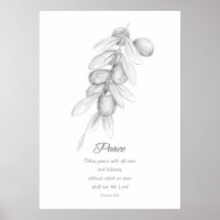 Fruit of the Spirit Peace Olive Branch Scripture