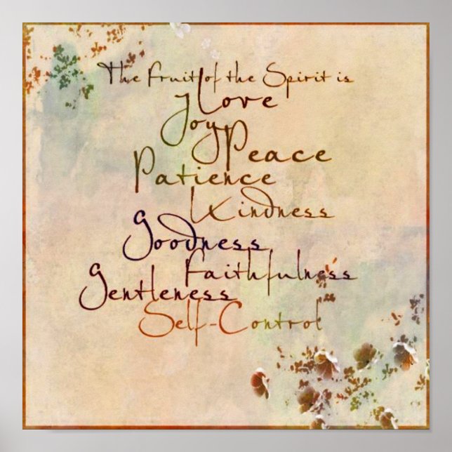 Fruit of the Spirit   Poster (Front)