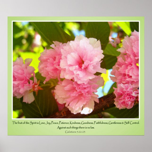 Fruit of the Spirit Scripture Print (Front)