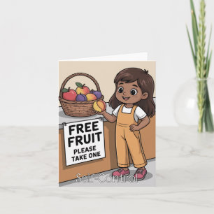 Fruit of the Spirit: Self-Control Kid's Card