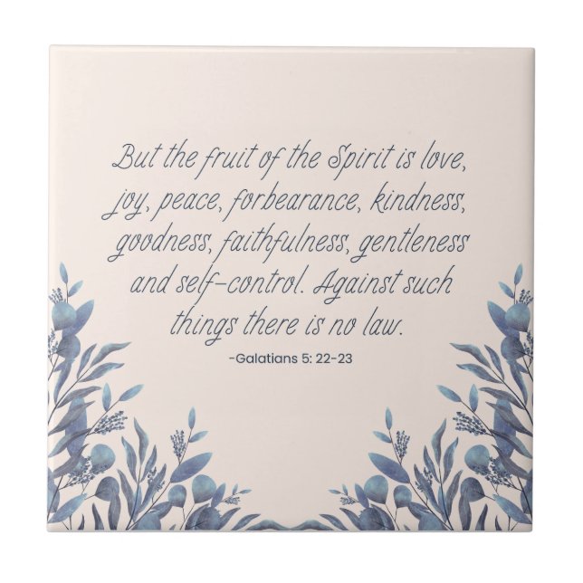 Fruit of the Spirit Tile (Front)