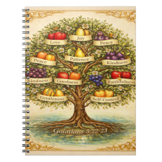 Fruit of the Spirit Tree Wall Art – Notebook