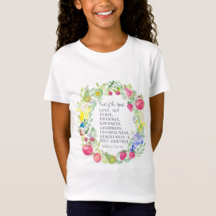 Fruit Of the Spirit Watercolor Artwork T-Shirt