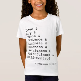 Fruit of the Spirit Words T-Shirt