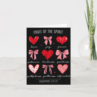 Fruit Of The Srit Christian Hearts Galatians 522-2 Card