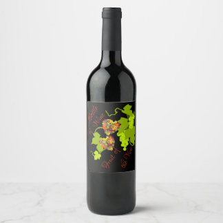 Fruit of the Vine Wine Label