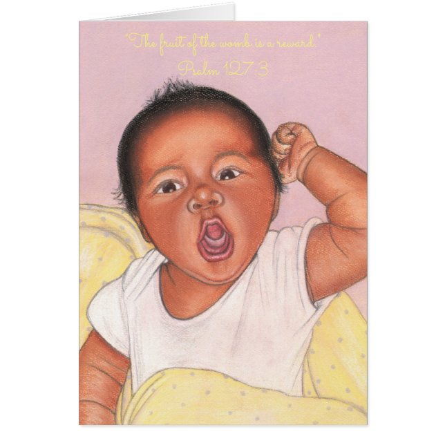 Fruit of Womb is a Reward ~ Scripture~Newborn (Front)