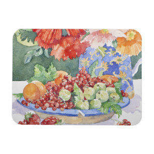 Fruit on a plate 2014 magnet
