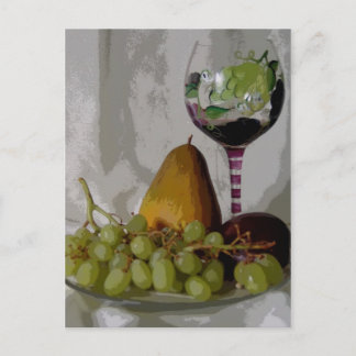 Fruit On The wine Postcard