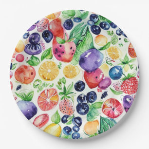 fruit paper plate