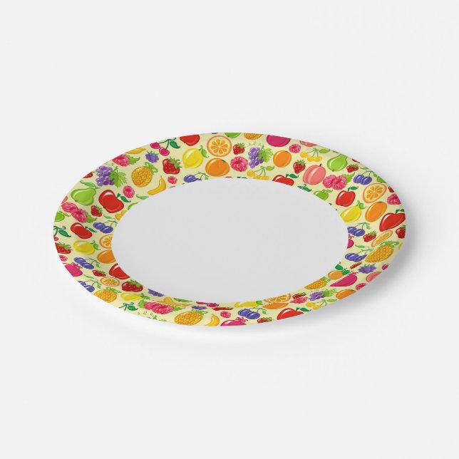 Fruit Paper Plate (Angled)