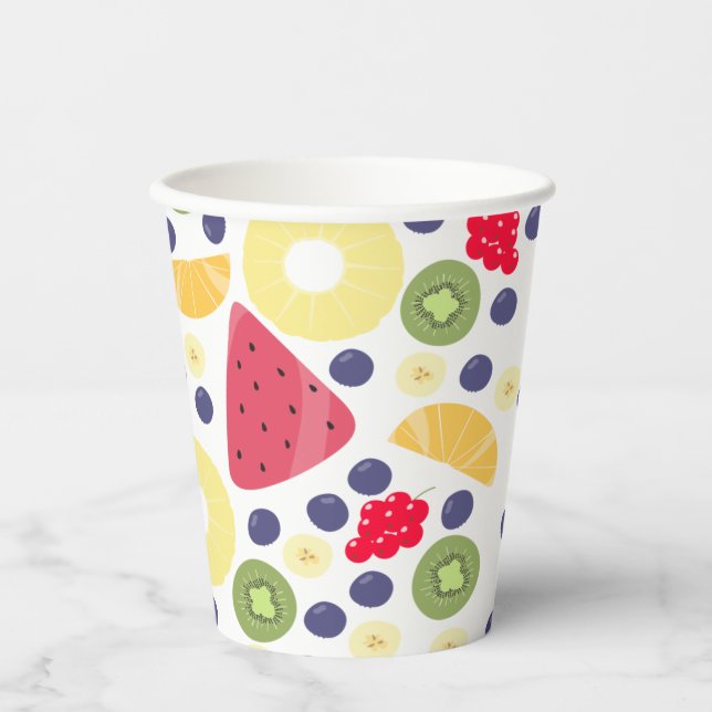 Fruit party -  paper cups (Front)