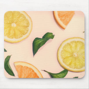Fruit pastel pattern mouse pad