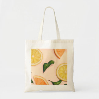 Fruit pastel pattern tote bag