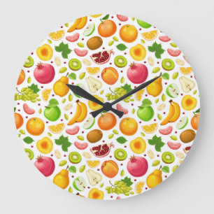 Fruit Patch Large Clock