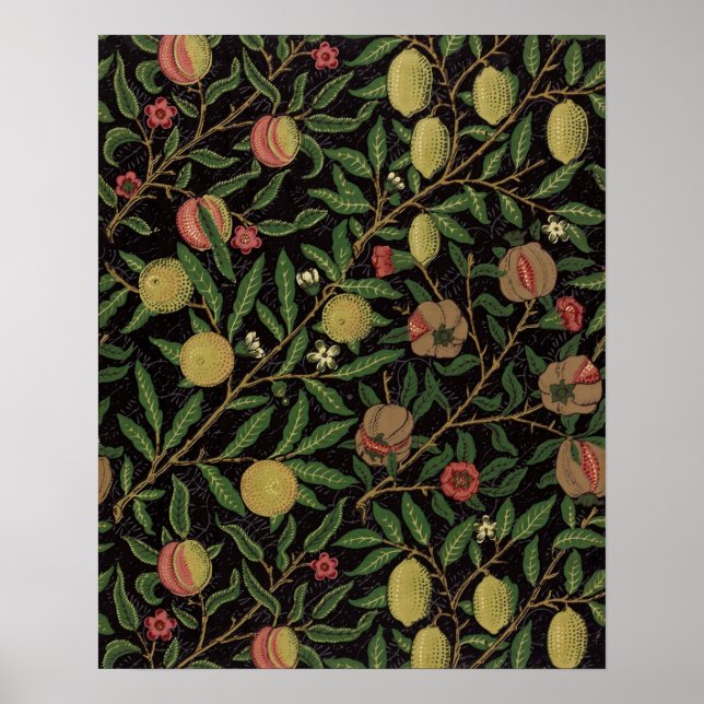 Fruit Pattern by William Morris Poster (Front)