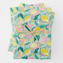Fruit Pattern | Cool Teal