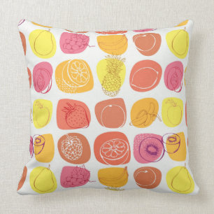 Fruit pattern cushion
