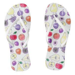 Fruit pattern jandals
