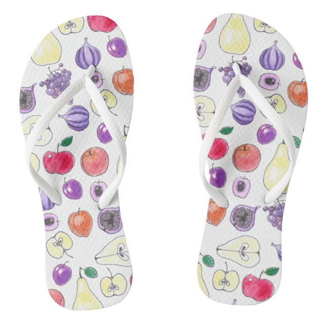 Fruit pattern jandals (Footbed)