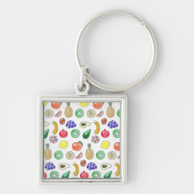 Fruit pattern key ring (Front)
