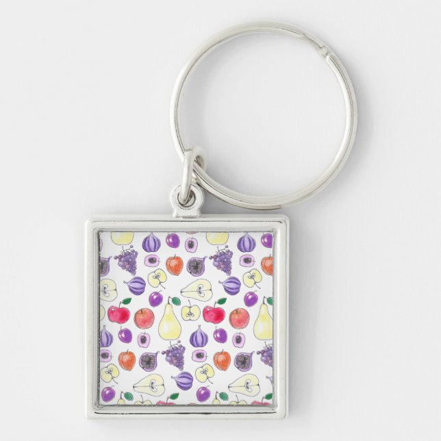 Fruit pattern key ring (Front)
