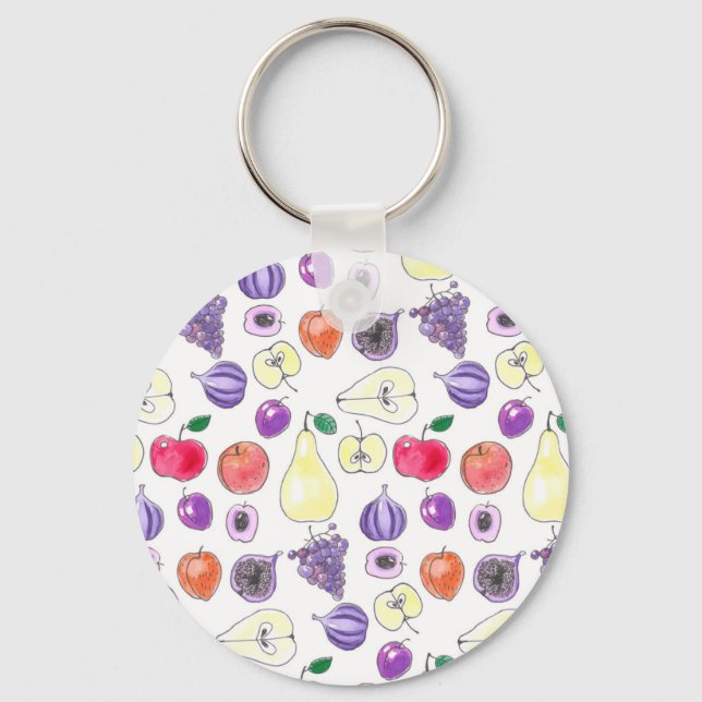 Fruit pattern key ring (Front)