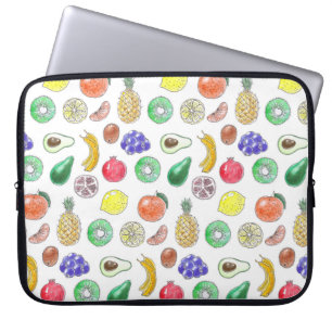 Fruit pattern laptop sleeve