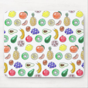 Fruit pattern mouse pad