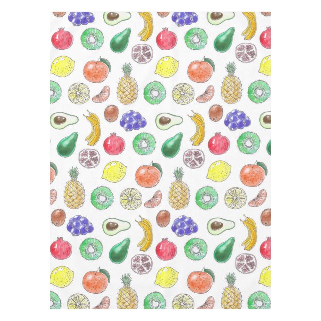 Fruit pattern tablecloth (Front)