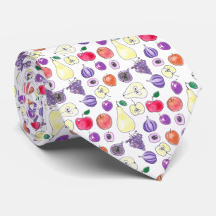 Fruit pattern tie