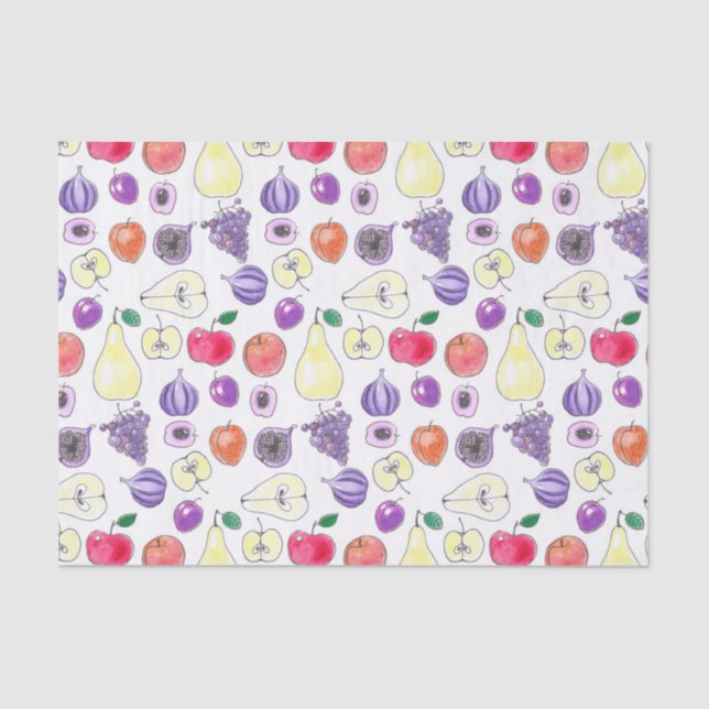 Fruit pattern tissue paper (Front)
