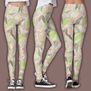 Fruit Pattern     Vibrant Citrus Leggings