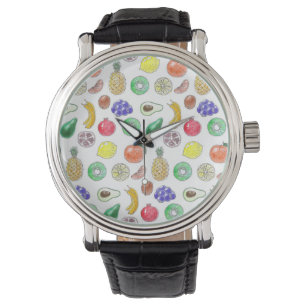 Fruit pattern watch