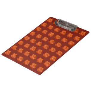 Fruit Patterns Blood Orange Clipboard
