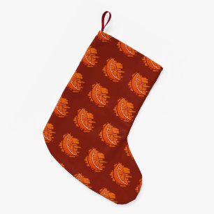 Fruit Patterns Blood Orange Small Christmas Stocking