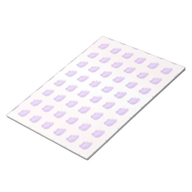 Fruit Patterns Blueberries and Cream Notepad (Angled)