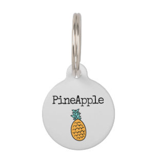 Fruit Pineapple Pet Tag