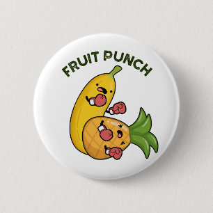 Fruit Punch Funny Drink Pun  6 Cm Round Badge